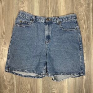 Liz Claiborne Denim Shorts - SIZE 12 Classic Fit 100% Cotton Jeans Summer Jorts